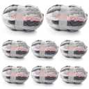 8 Pcs Chunky Yarn for Hand Knitting - Chunky Chenille Yarn for Crocheting - Fluffy Yarn for Crochet - Jumbo Yarn for Hand Knitting 200 yds 61.6 oz of Super Bulky Yarn (Dark Grey-Pink-White)