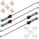 Updated W11130362 WTW5000DW2 WTW5000DW3 Washer Suspension Rod Kit by Blutoget-Fit for Whirlpool Kenmore Washer WTW5000DW0 MVWC565FW0 11022352510- Replaces W10594080 W10735786 W10748956 W10780040