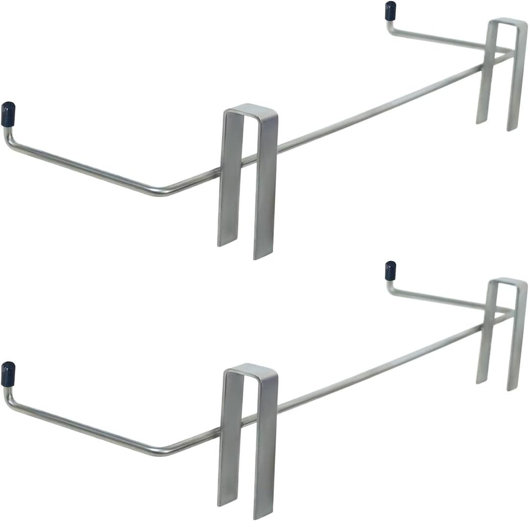 witbee 2Pcs Bee Hive Frame Holder, Stainless Steel Frame Grip Tool Beehive Frame Perch for Honey Harvesting and Inspection Beekeeping