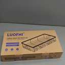 Hat Rack for Wall, 2 Pack Large Hat Organizer with More Hooks, Holds 56 Caps, Metal Wall Mounted Hat Holder for Baseball Caps, Closet Bedroom Kitchen Bathroom, Black