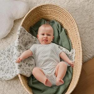 Muslin Swaddle Blanket 3 Pack 38"x40"