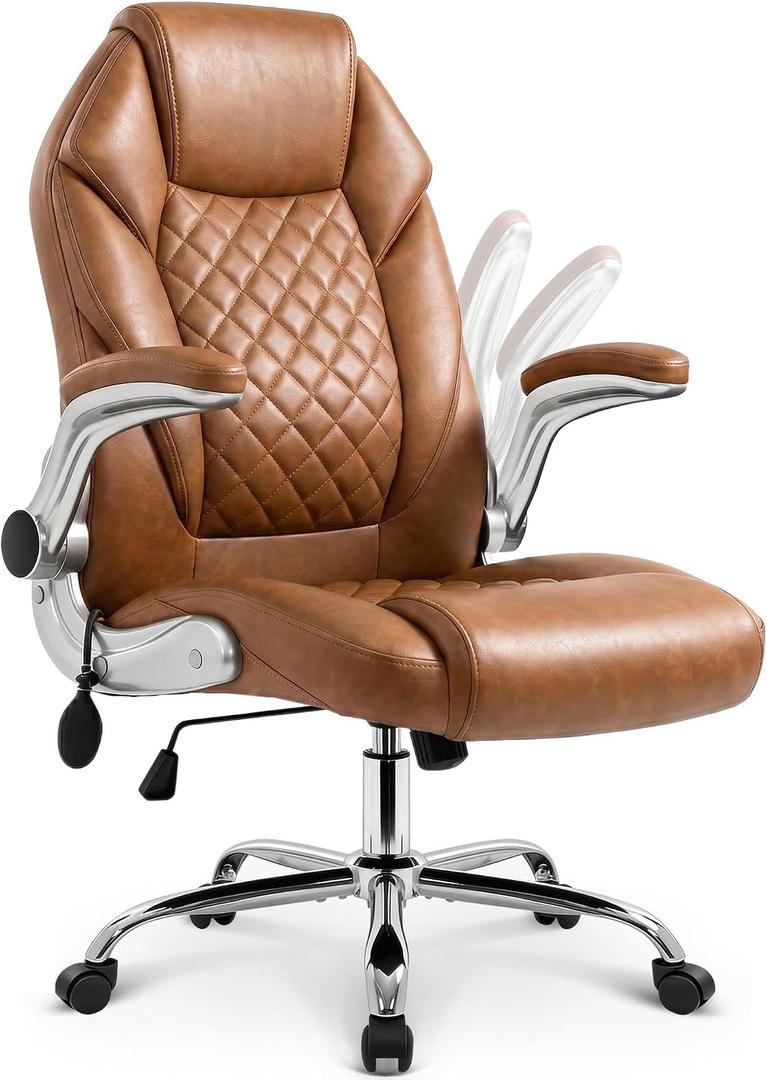 NEO CHAIR Executive Leather Chair, Ergonomic Office Chair, Lumbar Support