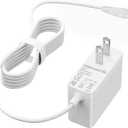 Charger Compatible with Philips Epilator Wet & Dry Series 8000 BRE700/04 BRE720/14 BRE740/14 Shaver and Trimmer for Women Replacement Power Adapter 15V Charging Cord Cable White