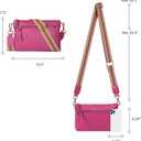 Real Leather Small Crossbody Bags/Purses For Women With Adjustable & Removable Strap