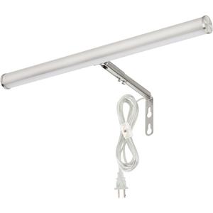 LED Picture Lights for Paintings Plug in, 14 inch 4W Adjustable Art Light Gallery Wall Light for Display Art Work, Brushed Nickel Finish, CRI90+, 3000K Warm White, ETL Listed