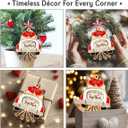 3 x Wedding Gifts 2025, Double Layers Wooden First Christmas Married Ornament, Wedding Gift for Couples, Unique Bridal Shower Bride Gift for Newlywed