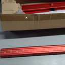 Red Manual Manual Tile Cutter Professional Large Tile Cutter Tool Portable 71" (1.8 m) Guide, Max Cutting Width 35.4" (90 cm), Ideal for Contractor