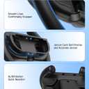 EasySMX Steering Wheels for Switch 2&1 Console JoyCons, 2 Pack Racing Wheels for Mario Kart 9/8 Deluxe, Switch 2 Steering Wheel for Joy-con 2,Joycon Remote Controller Race Accessories [2X Black]