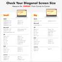 Premium Felt & Leather Laptop Sleeve - Durable 13-16 Inch Case for MacBook, Tablet & Laptop - Stylish & Protective - Big & Black