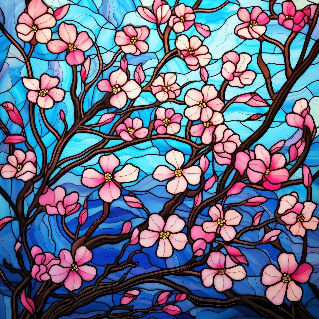 Csski Diamond Painting Kits for Adults-Diamond Art Kits for Adults,5D Diamond Painting Flowers,DIY Full Drill Diamond Painting Flower Gem Art and Crafts 12x12inch