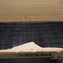 FDW Dog Crate for Large Dogs 48 Inch Folding Metal WirePet Cage Double Door W/Divider Panel Indoor Outdoor Kennel Leak-Proof Plastic Tray,Black