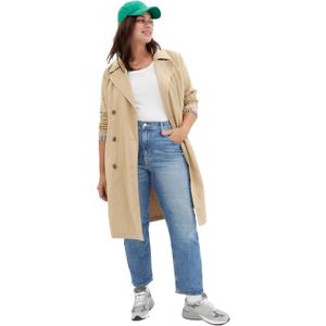 GAP Women's High Rise Straight Fit Denim Jeans (24 Regular, Medium Hert Destroy)