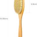 ICANdOIT Very Stiff Dry Brushing Body Brush for Men&Women, Long Handle Dry Skin Brush for Cellulite and Lymphatic Drainage with Natural Agave Cactus Tampico Fiber Bristles