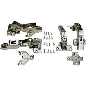 Blum 1/2" Overlay, Face Frame Hinge Kit for Pie-Corner Cabinets