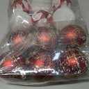 Christmas Ball Hanging decorations3.14 inch, 12 Pieces of shatterproof Christmas Tree Decoration Balls Set, Suitable for Party Floral Christmas Tree Decoration (3.14 inches 12 Balls)
