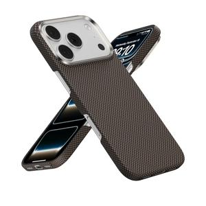 BENKS for iPhone 17 Pro Max Case, Compatible with Magsafe, ArmorTint ArmorAir Ultra Slim & Lightweight Minimalist Case Built with Dupont Kevlar 1000D Aramid Fiber, DawnLight Gold