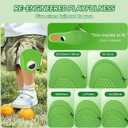 2 x Insoles for Airtag Hidden Holder, Tracker Devise Case for Kids, Comfortable Cushioned Inserts,Green Positioning Pattern Design,Anti-Slip Fit(Kid Green, M:215-240MM (Men 3-5.5/Women 4.5-7))