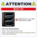 Keyboard Case for iPad Air 11-inch (M3 2025 / M2 2024) & iPad Pro 11 inch(1st/2nd/3rd/4th Generation)  Magic-Style Magnetic Keyboard Case with Multi-Touch Trackpad for 10.9 iPad Air 4th/5th Gen.