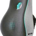 Max&Love Lumbar Support Pillow Cover Ergonomic Design Orthopedic Backrest for Back Pain Relief Memory Foam Back Support for Office Chair Computer Chair Car Seat Recliner and Couch Two-Tone (Mixed Colors)