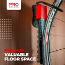Pro Bike Tool Swivel Bike Rack, Wall Mount for Bicycles, Home, Garage, Vertical Hanging Rack for Storage, Secure Hook for MTB, Road, Hybrid Bikes
