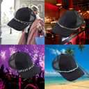 14pcs Trucker Hat Chains Bulk, Detachable Trucker Hat Charms Baseball Cap Chain Trucker Hat Bill Chains Hat Chain Brim Decoration for DIY Hat Jewelry Accessories