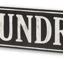 Self Serve Laundry Wood Wall Decor - Large Farmhouse Laundry Sign - Open 24 Hours, Small