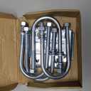 iBroPrat 2 3/8 Inch Trailer Axle U Bolt Kit for 3500lbs 2-3/8" Round Axle 1-3/4" Leaf Springs 1 Set
