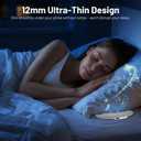 Pillow Speaker for Sleeping, Ultra-Thin Portable Bluetooth 6.0 Light Gray