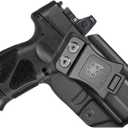 Amberide Taurus G3C IWB Holster, Kydex Concealed Carry Holster for Taurus G3C / G3X / G2C / G2S / PT111 / PT140, Optic Cut, Posi-Click Retention, Sweat Guard, Adjustable Cant (030) (Right Hand Draw)