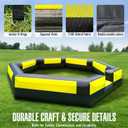 15Ft Gaga Ball Pit Inflatable with Built-in Blower Indoor & Outdoor Portable Gaga Ball Pit Blow Up Gaga Pit Game Court for Backyard, Camp, Family Fun