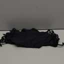 Bestselling Curvy High Waist Strappy Tie Side Ruched Retro Cut Leg Lace Up Cheeky Swim Briefs Bikini Bottom (X-Large, Black)