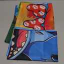 Wall Decor Backdrop for Stitch Birthday Decorations, Cute Banner for Stitch Party Supplies (5x3ft) (blue)