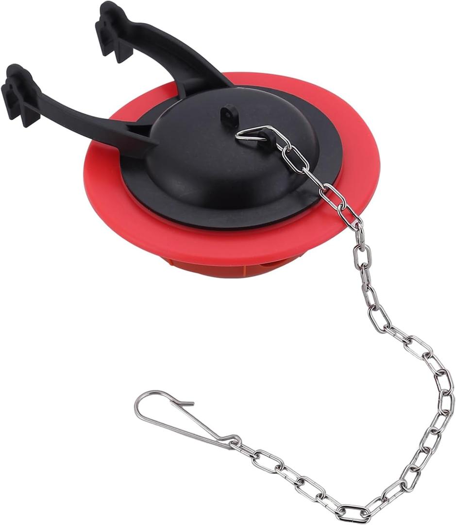 THU500S 3 Inch Toilet Flapper, Red Flush Valve Seal Replacement Compatible with TOTO Toilets, Adjustable Flapper for CST400 Series, Replaces THU138S THU175S THU331S
