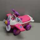 Kiddieland Disney My First Minnie Ride-On Plane Toy with Music, Lights & Sounds, Steering Wheel, 360 Turning, Horn, Foot-to-Floor Toddler Vehicle