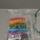 Marspark 20 Pcs Stackable Crayons Stacking Buildable Crayons Colorful Stackable Pencils Party Favors DIY Rainbow Pencil for School Office Birthday Party, 12 Colors(Vivid Color,Flat)