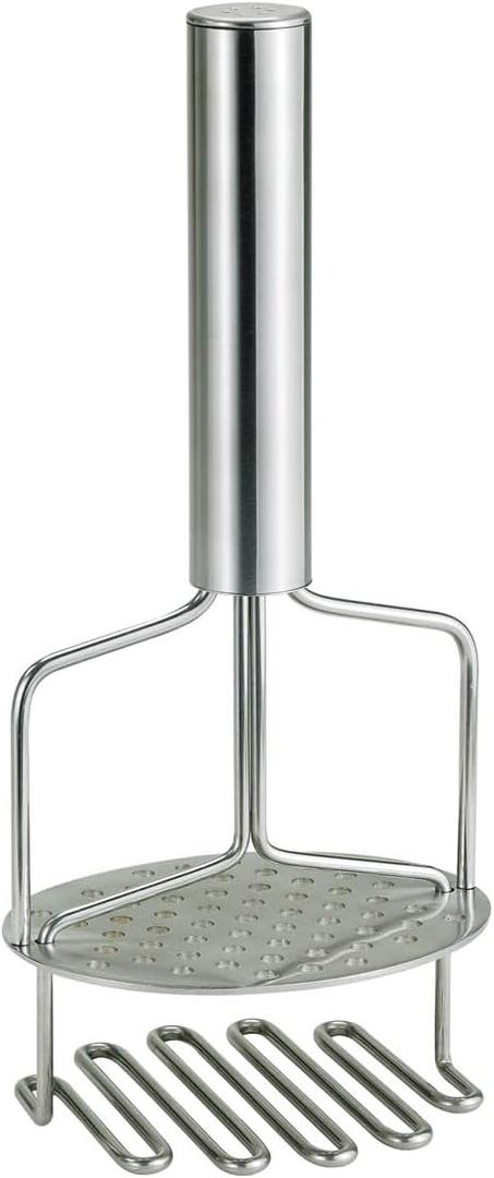 HIC Kitchen Dual-Action Potato Masher and Ricer, 18/8 Stainless Steel, Wire Masher with Built-In Ricer Disc