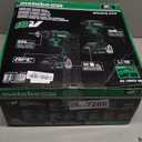 Metabo HPT 18V MultiVolt Cordless Brushless Driver Drill & Impact Driver Combo Kit, Power Tool Kit, 2 Lithium-Ion Metabo HPT Batteries and Charger, High Torque, Compact Lightweight Design, KC18DEXQB