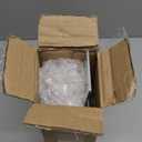 BiJun Chain Link Double Gate Latch Chain Link Fence Gate Latch for 1-3/8" Gate Frames,Chain Link Residential Strong Arm Double Gate Latch Equipped With Convenient Padlock Holes (Silvery)