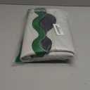 Scalloped Mahjong Mat Set 31.5" x 31.5" Cute Aesthetic Anti Slip Noise Reduction Games Table Cover Mahjong Accessories Gifts Domino & Tile Game Table Mat(Green)