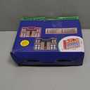 Upgraded Large Capacity Battery Storage Organizer with Tester, Battery Organizer Holds 185+Batteries with Double-Sided & Portable Handle, Fireproof & Splash-Proof Battery Holder for Most Sizes, Black