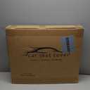 Car Seat Cover Full Set, Leather Car Seat Cover, Waterproof Seat Covers, Car Seat Cushion, Nappa Leather Seat Covers Car Seat Protector Universal Fit Most Cars Black