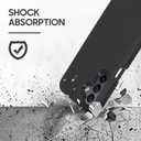 Designed for Samsung Galaxy A16 5G Case with Built-in Screen Protector, Belt Clip Holster, Heavy Duty Shockproof Drop Protection Military Grade Cover with Kickstand (Black)