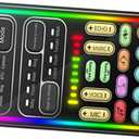 1 Set Mini Sound Card Micro Game Mic Voice Changer Voice Changer for Adults Funny Voice Changer Small Portable Portable Voice Plastic