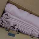 MIULEE Light Pink Room Darkening Curtains Thermal Insulated Drapes Solid Window Treatment Set Grommet Top Light Blocking Blackout Curtain for Living Room/Bedroom 2 Panels 52 x 84 inch Baby Pink