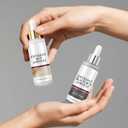2 x 2PCS Rice Exfoliating Ampoule Set - Black & White Rice for Brightening & Glowing Skin, Minimizing Pores, Deep Hydration Treatment