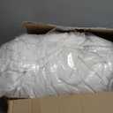 ViscoSoft Twin/Twin XL Down Alternative Comforter  All Season Cooling Breathable Microfiber Duvet Insert, Soft Quilted Reversible Blanket, White