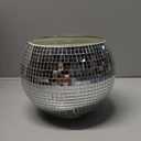 9 Pcs Disco Ball Vase,Glass Disco Ball Vases, Mirror Disco Balls,Candle Holder Vase,Disco Ball Decorations,Wedding Centerpieces,Birthday Parties,Bedroom,Office Decorations 
