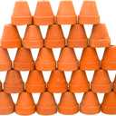 Mini Terracotta Pots  Small Clay Flower Pots for Succulents, Cactus, DIY Crafts, Fairy Garden, School Projects, Mini Planters, Set of 30 (Classic Cylinder, 1 Inch)