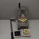 GarveeHome Commercial French Fry Cutter Vegetable Fruit Chopper with 4 Replacement Blades Stainless Steel Vegetable Dicer Fruit Slicer for Onion Potato Carrot Tomato