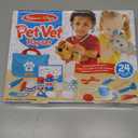 Melissa & Doug Examine and Treat Pet Vet Play Set, 24-Piece Animal Doctor Playset with Dog & Cat Plushies, Pet Doctor Kit & Accessories, Preschool Toys for Girls & Boys Ages 3+